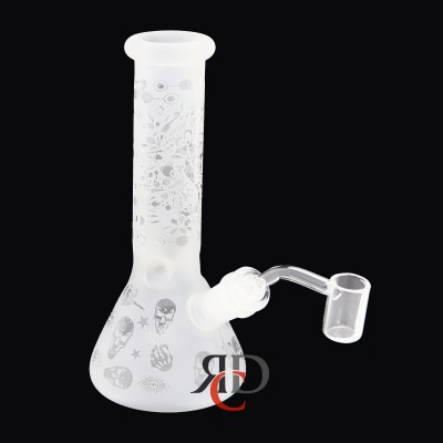 WATER PIPE FROSTED SKULL WP12016 1 CT